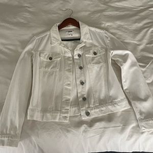 Paige Jeans White Jacket, Size S